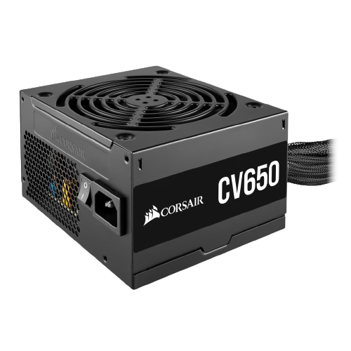 CORSAIR CV650 – 650 WATT 80 PLUS BRONZE CERTIFIED POWER SUPPLY