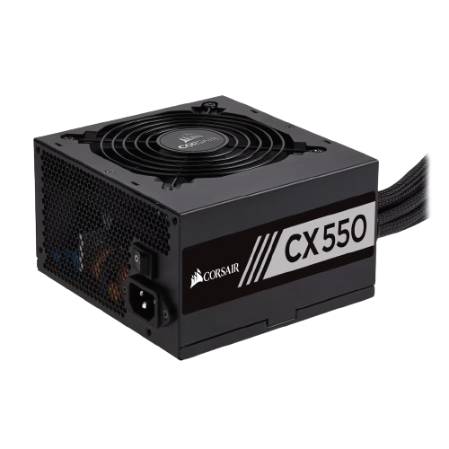 CORSAIR CX550 – 550 WATT 80 PLUS BRONZE CERTIFIED POWER SUPPLY