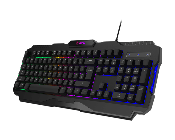 MSI FORGE GK100 RGB WIRED GAMING KEYBOARD