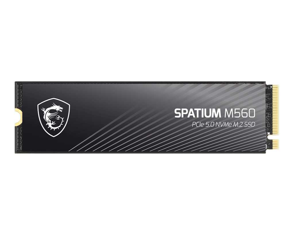 MSI Spatium M560 1TB PCIE 5.0 NVME M.2 SSD