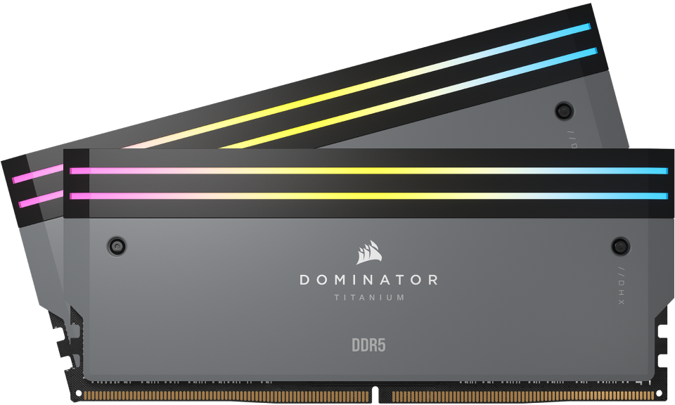 Corsair Dominator Titanium RGB 32GB (2x16GB) DDR5 6000MHz – AMD EXPO High-Performance RAM