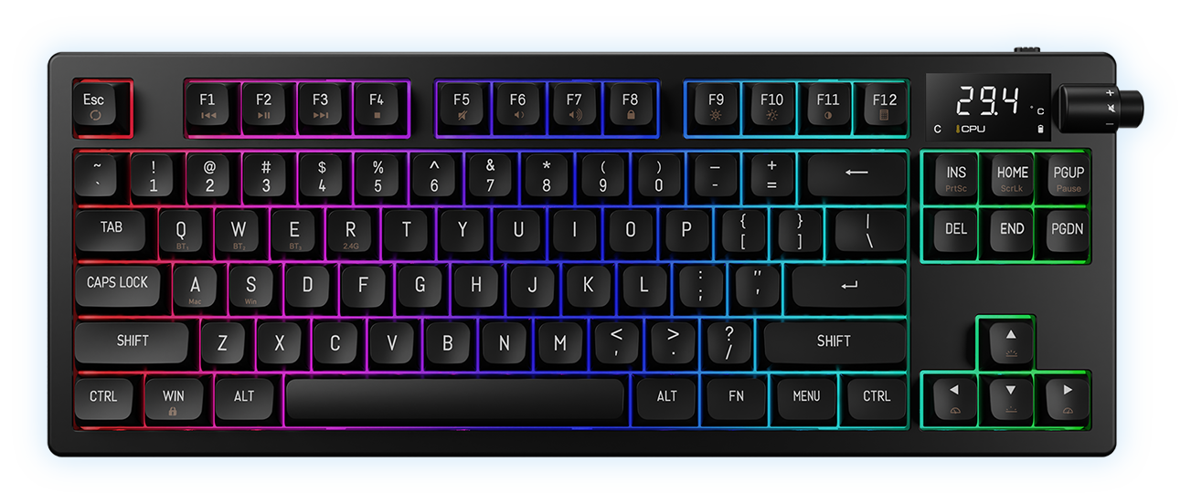 GAMDIAS HERMES M7 Hybrid Mechanical Keyboard