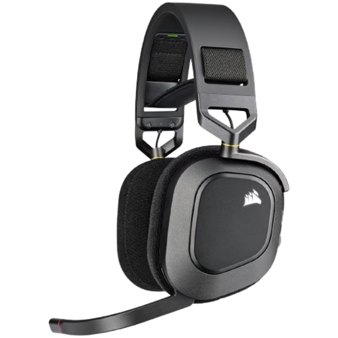 CORSAIR HS80 RGB Premium Wireless Headset-Carbon