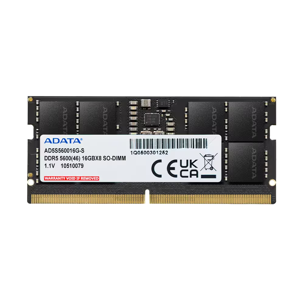 ADATA DDR5 16GB 5600MHz SO-DIMM Laptop Memory