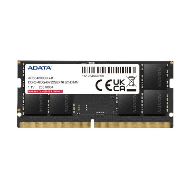 ADATA DDR5 8GB 4800MHz SO-DIMM Laptop Memory